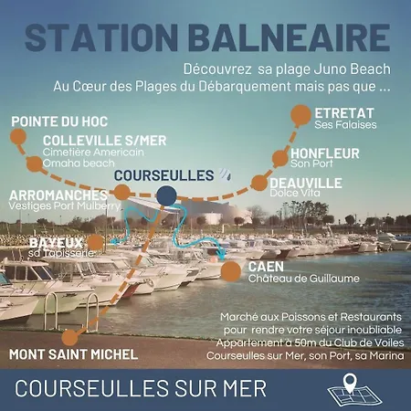 L'aigrette - 5 Pers - Port De Plaisance 쿠르쇨 쉬르 메르