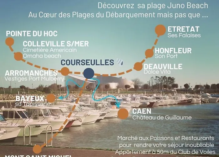 L'aigrette - 5 Pers - Port De Plaisance Courseulles-sur-Mer